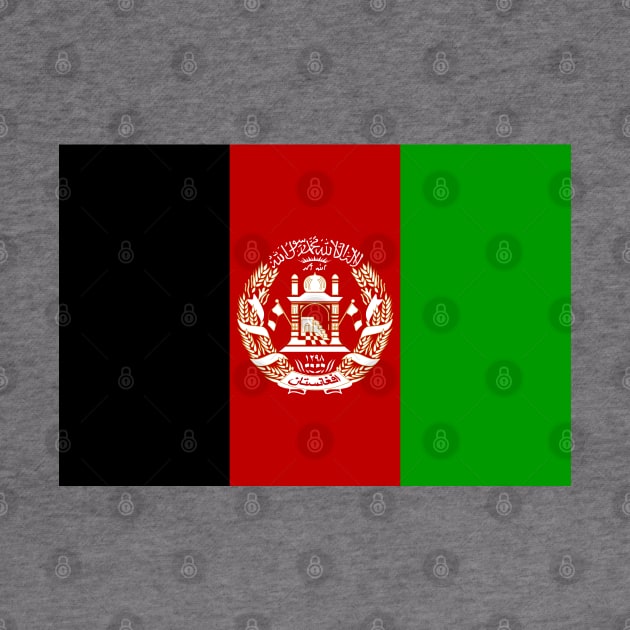 Flag of Afghanistan by COUNTRY FLAGS